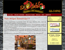 Tablet Screenshot of eldiablo-cantina.com